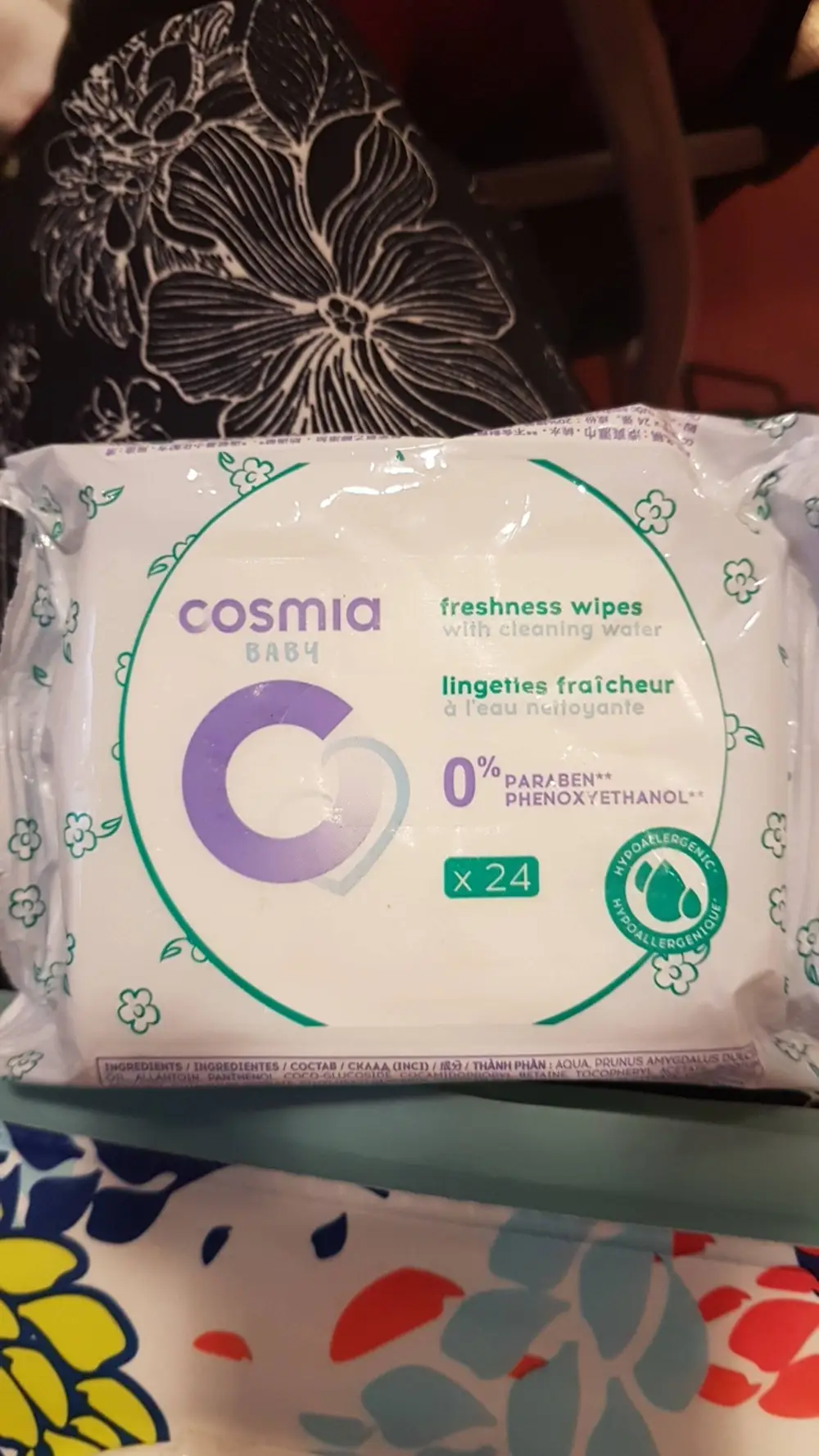 COSMIA - Baby - Lingettes fraîcheur