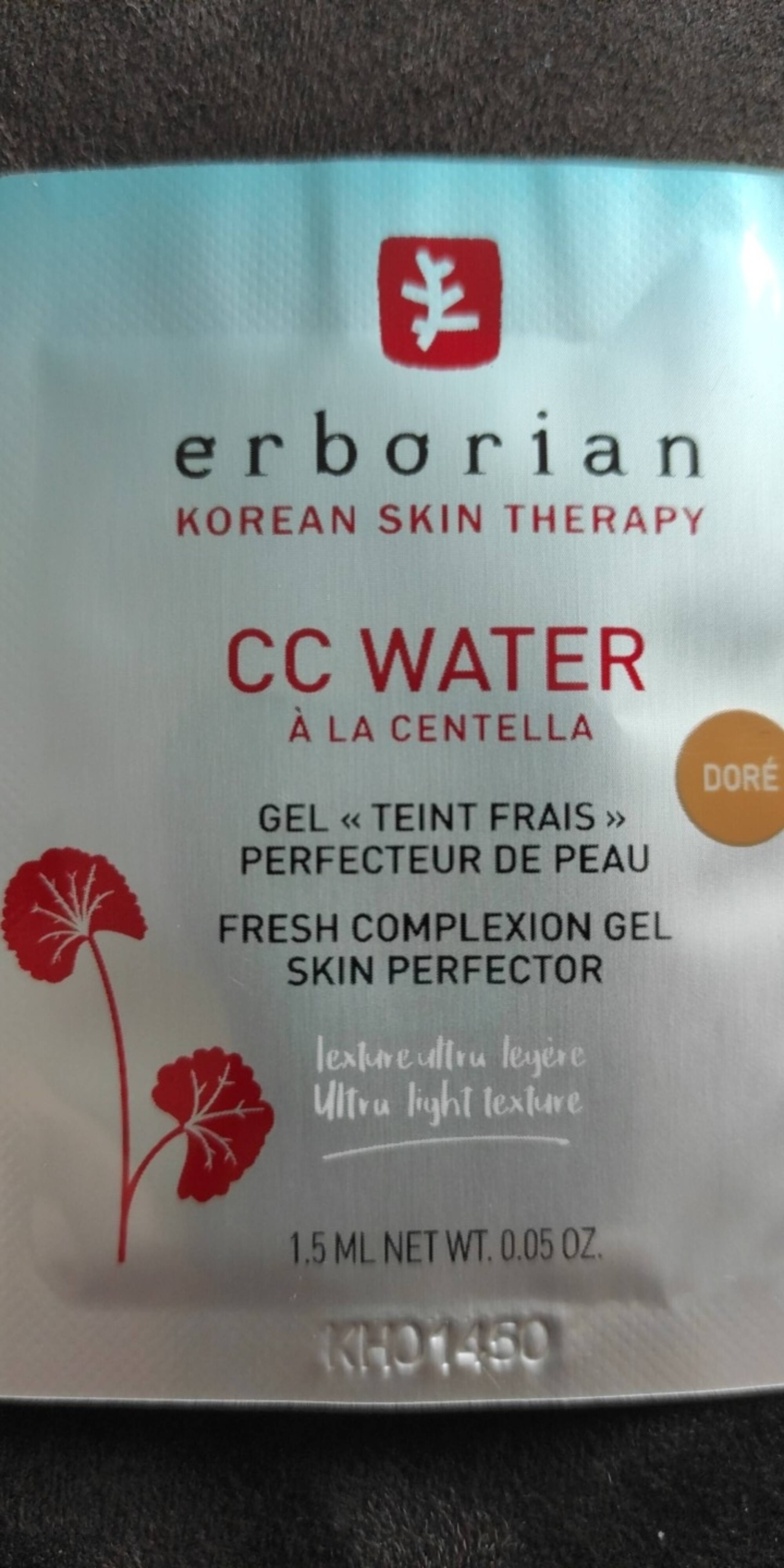 ERBORIAN - CC Water à la centella - Gel teint frais perfecteur de peau