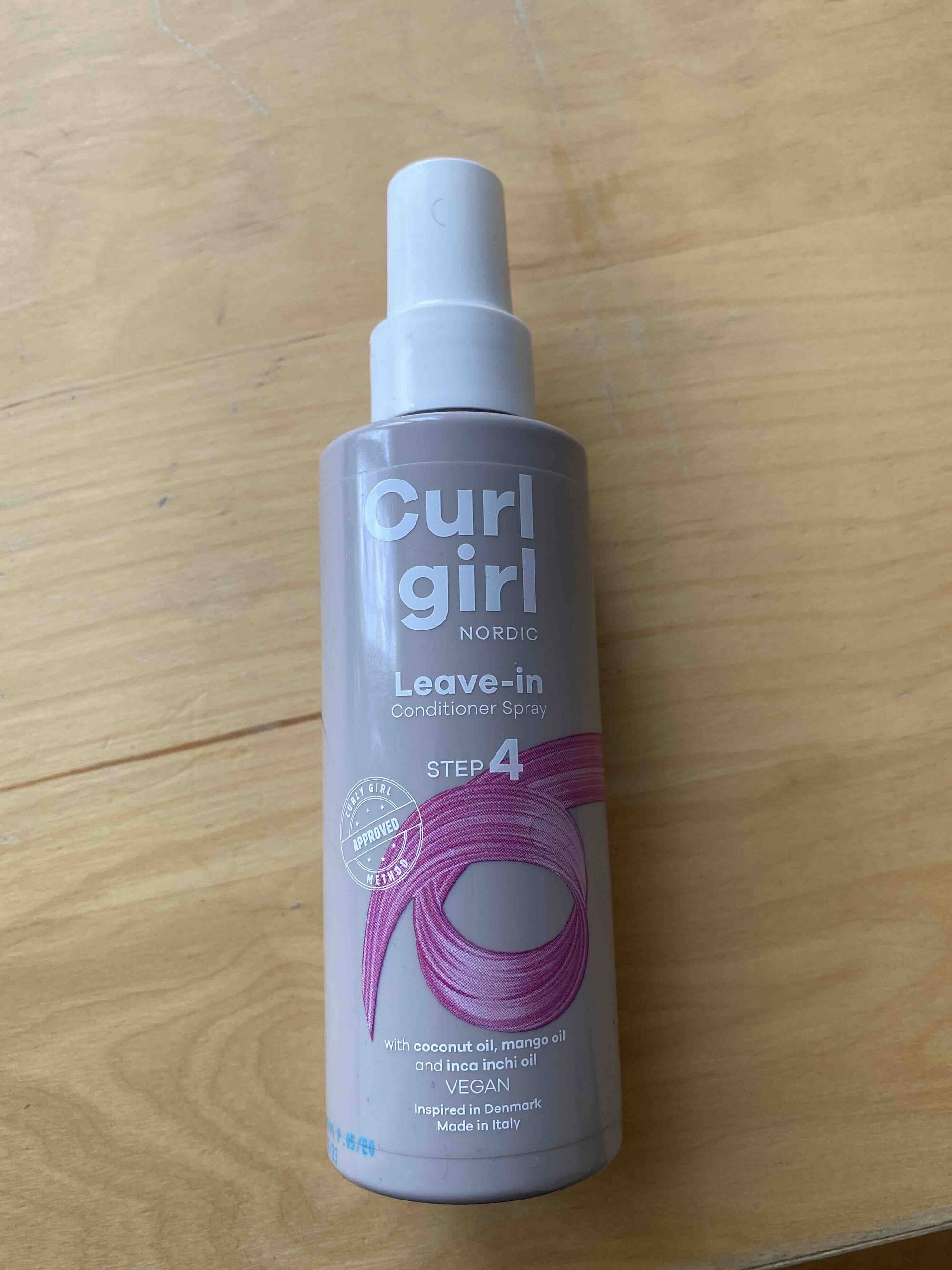 CURL GIRL - Nordic - Leave-in Conditioner spray step 4 