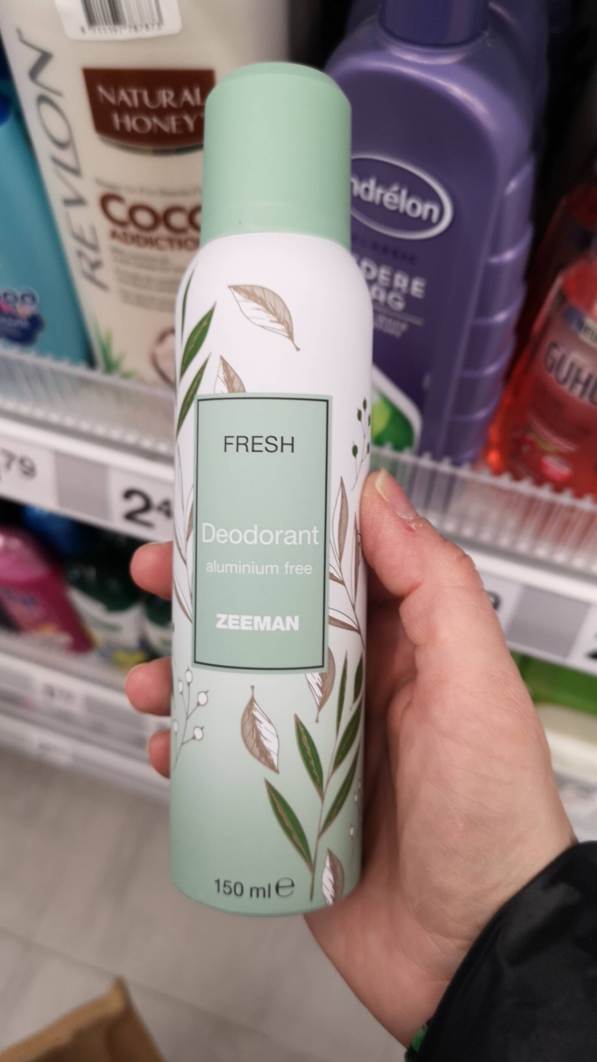 ZEEMAN - Fresh - Déodorant aluminium free