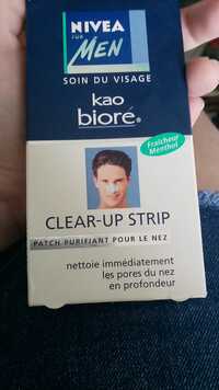 NIVEA - For Men Kao bioré - Clear-up strip