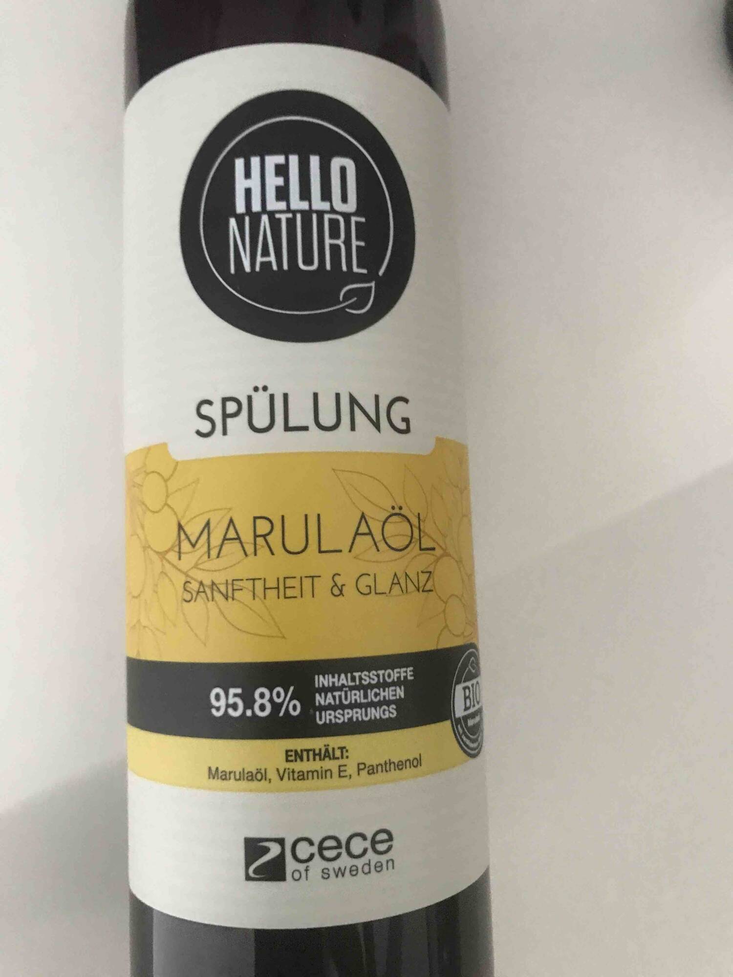 HELLO NATURE - Spülung marulaöl