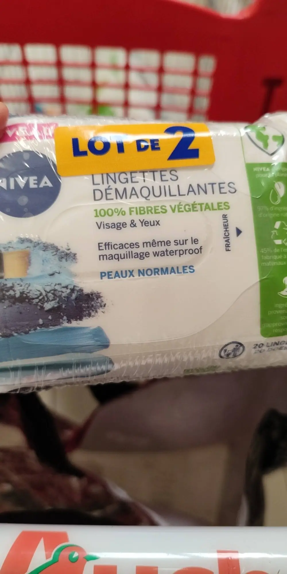 NIVEA - Lingettes démaquillantes 100% fibres végétales