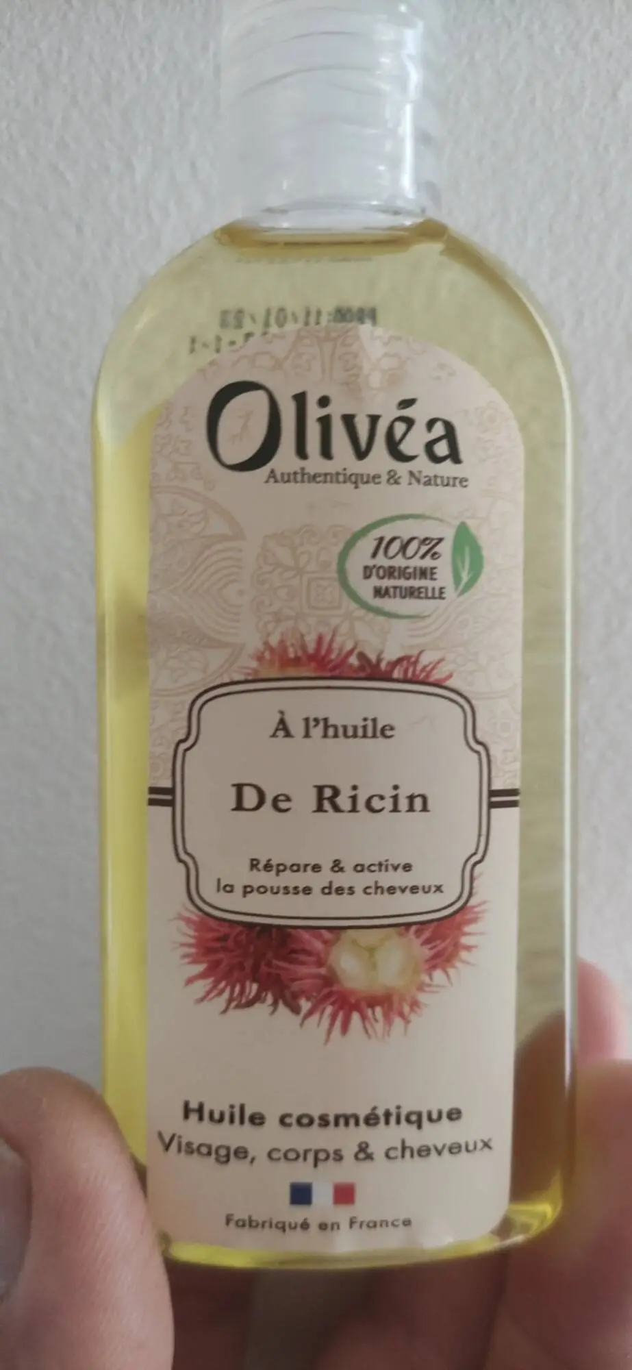 OLIVÉA - Huile de Ricin - Huile cosmétique