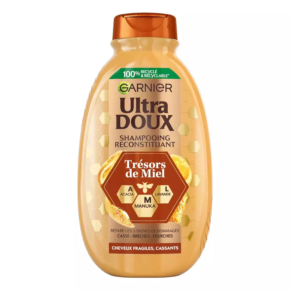 GARNIER - Ultra doux trésors de miel - Shampooing reconstituant