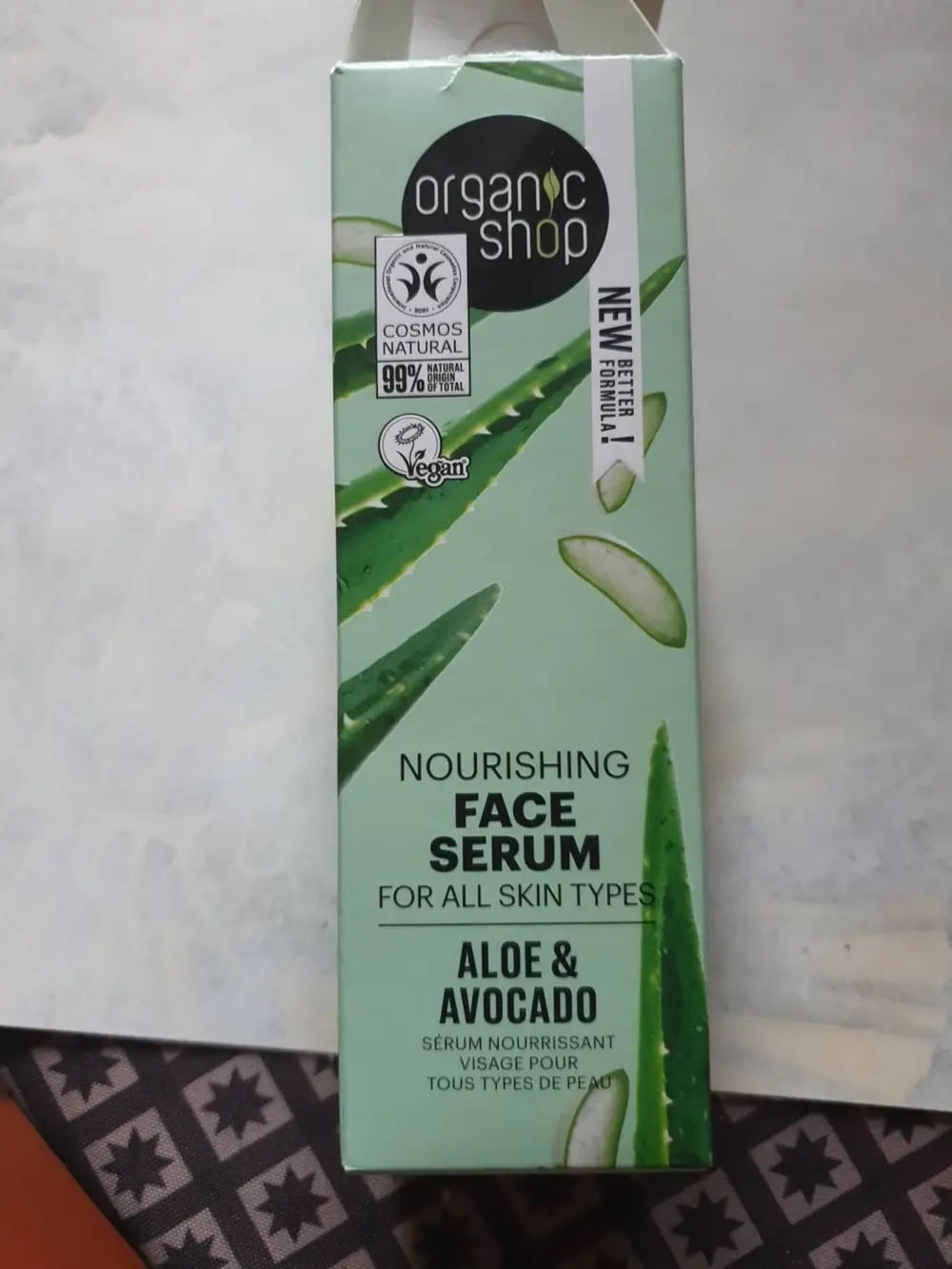 ORGANIC SHOP - Sérum nourrissant visage aloe & avocado