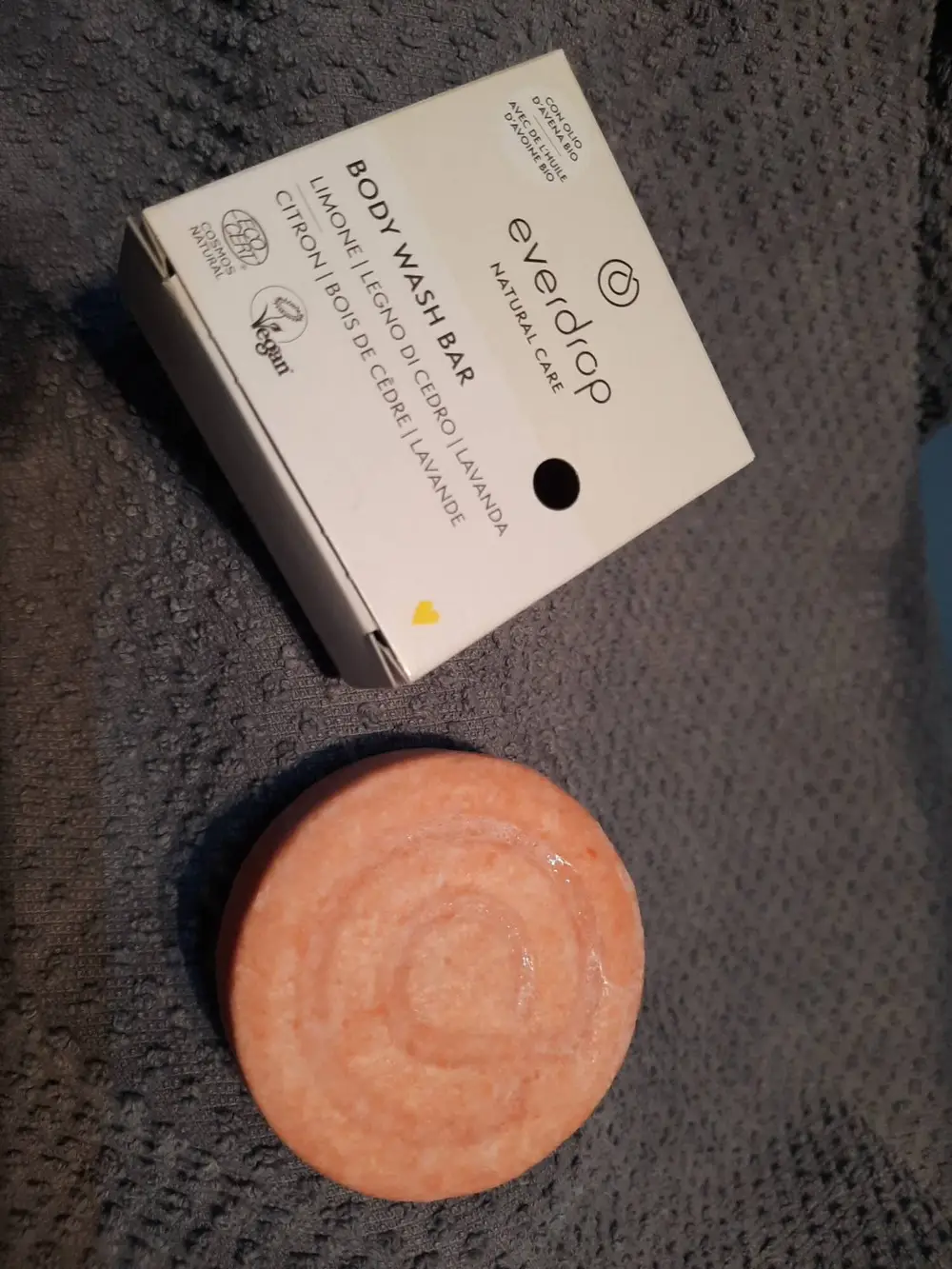 EVERDROP - Citron Bois de cèdre Lavande - Body wash bar