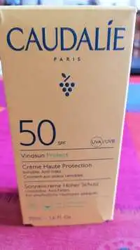 CAUDALIE - Crème haute protection SPF 50