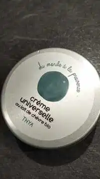 DU MONDE À LA PROVENCE - Thya - Crème universelle au lait de chèvre bio