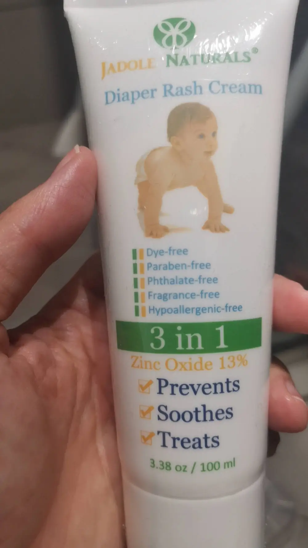 JADOLE NATURALS - 3 in 1 Diaper rash cream