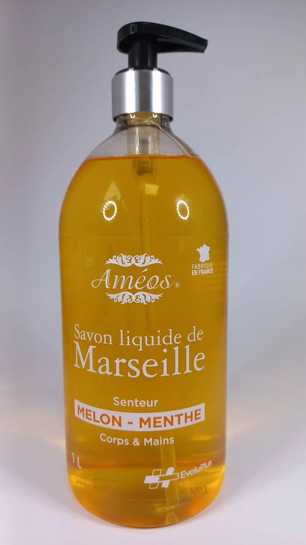 AMÉOS - Savon liquide de Marseille seuteur melon et menthe