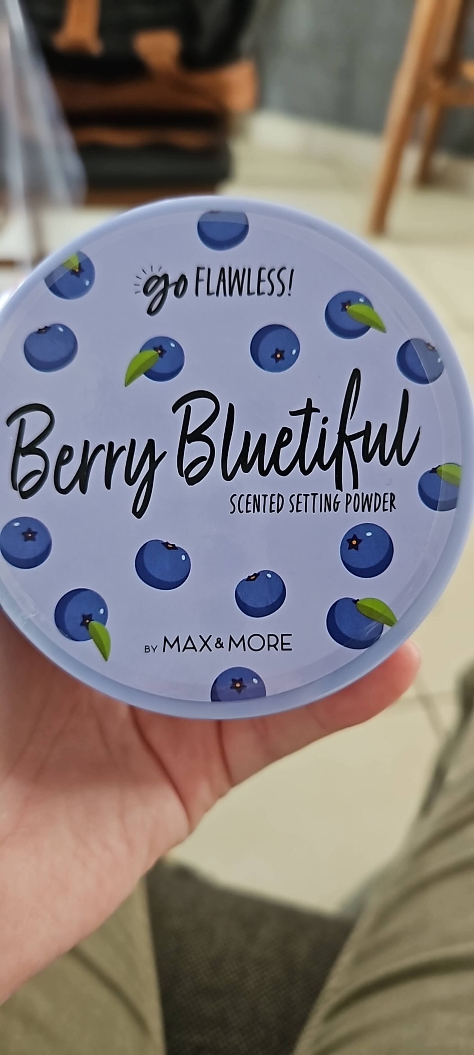 MAX & MORE - Berry bluetiful scented setting powder