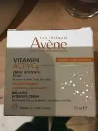 EAU THERMALE AVÈNE - Vitamin activ Cg - Crème intensive éclat