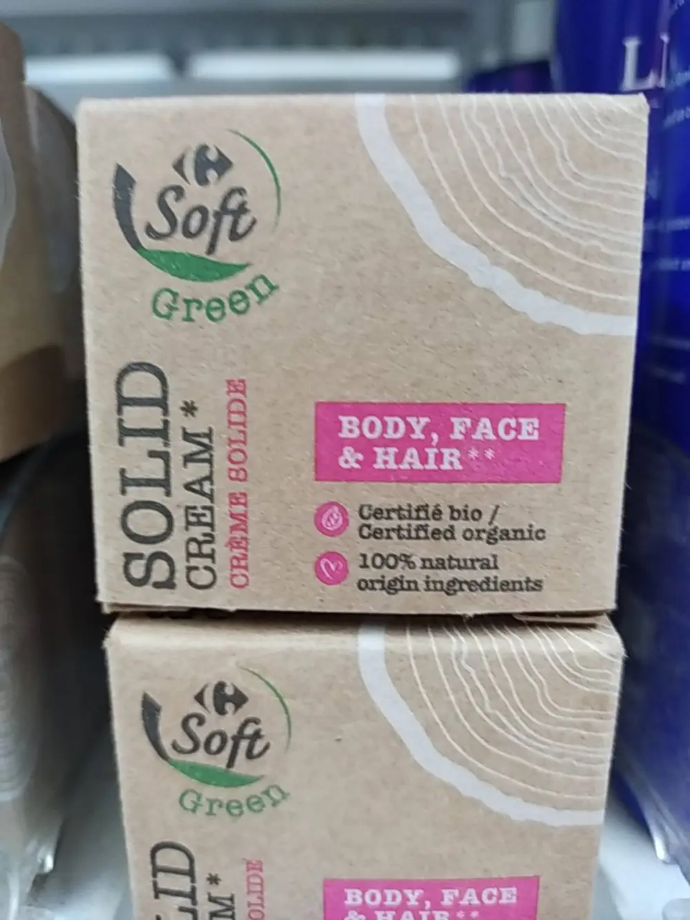 CARREFOUR SOFT - Crème solide body face hair