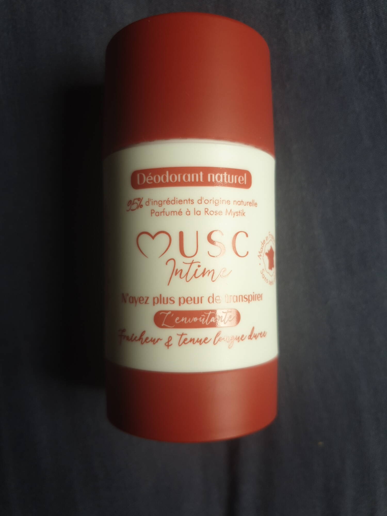 MUSC INTIME - Déodorants naturel rose mystik