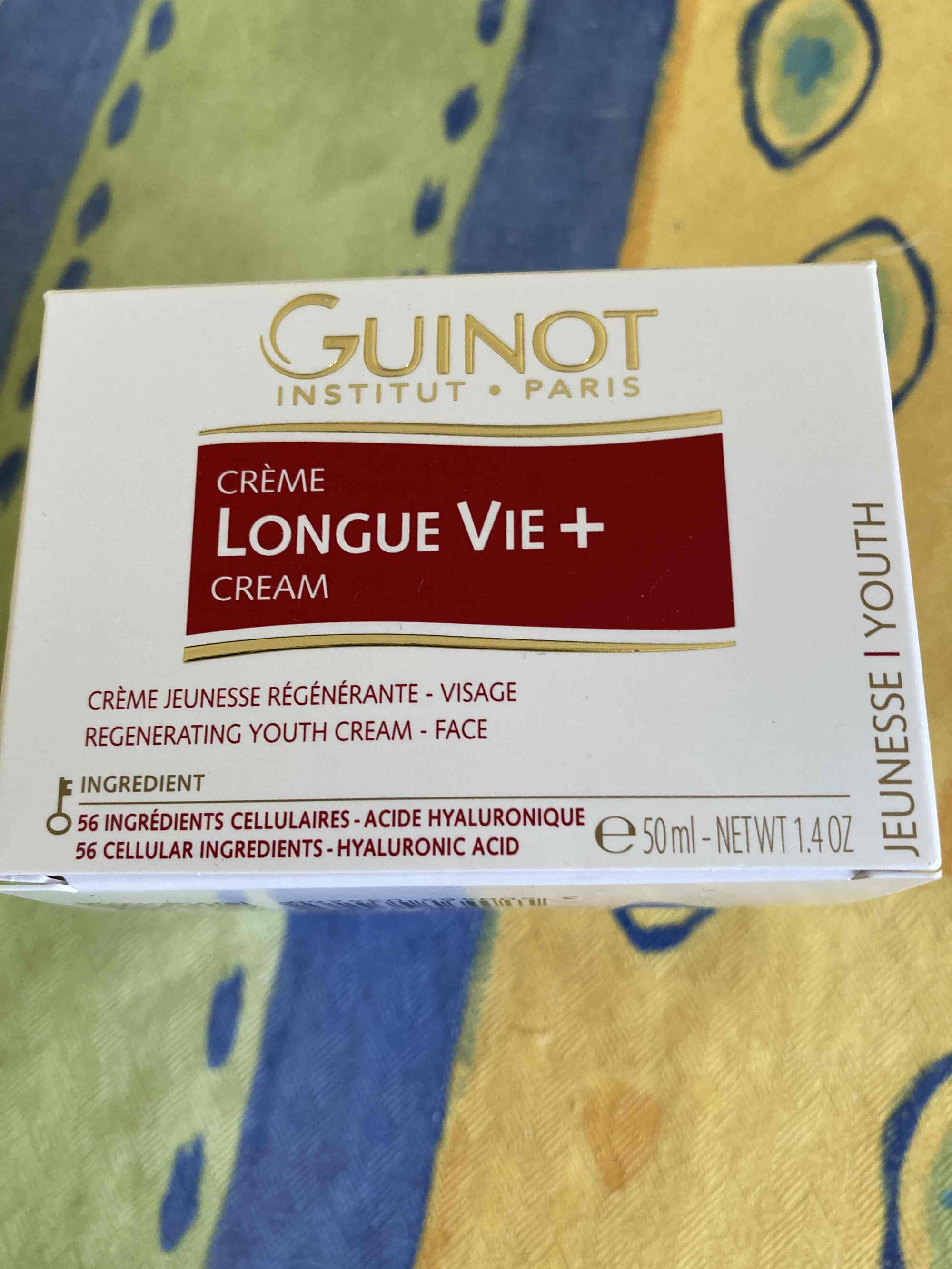 GUINOT - Crème longue vie+ visage