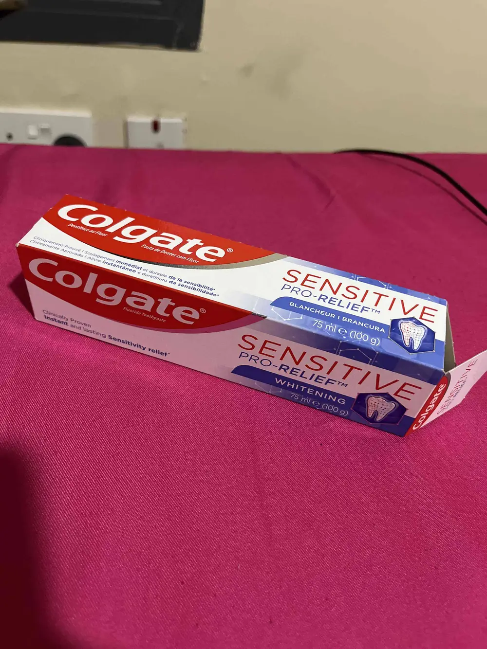 COLGATE - Sensitive pro-relief - Dentifrice blancheur 