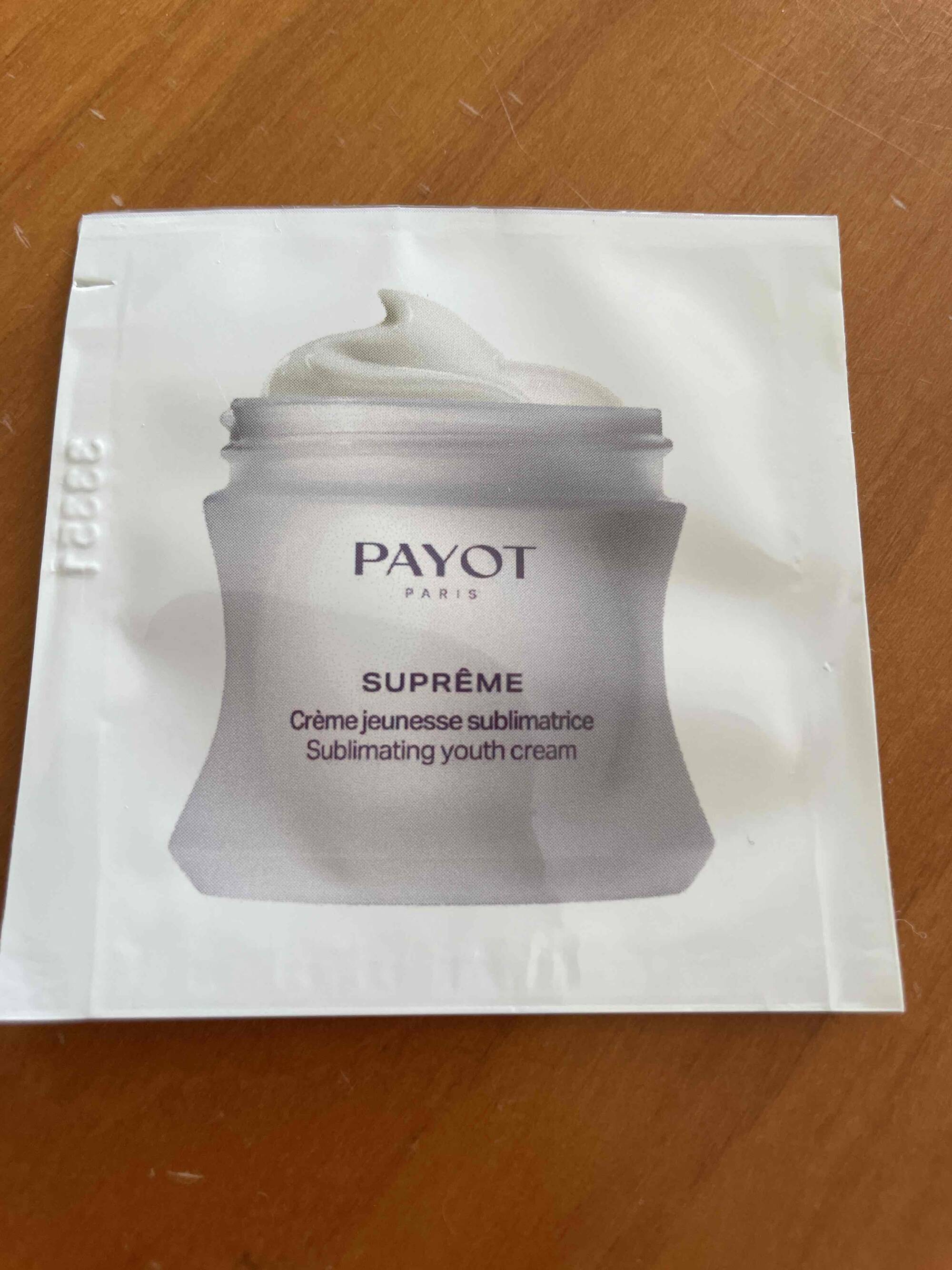 PAYOT - Suprême - Crème jeunesse sublimatrice