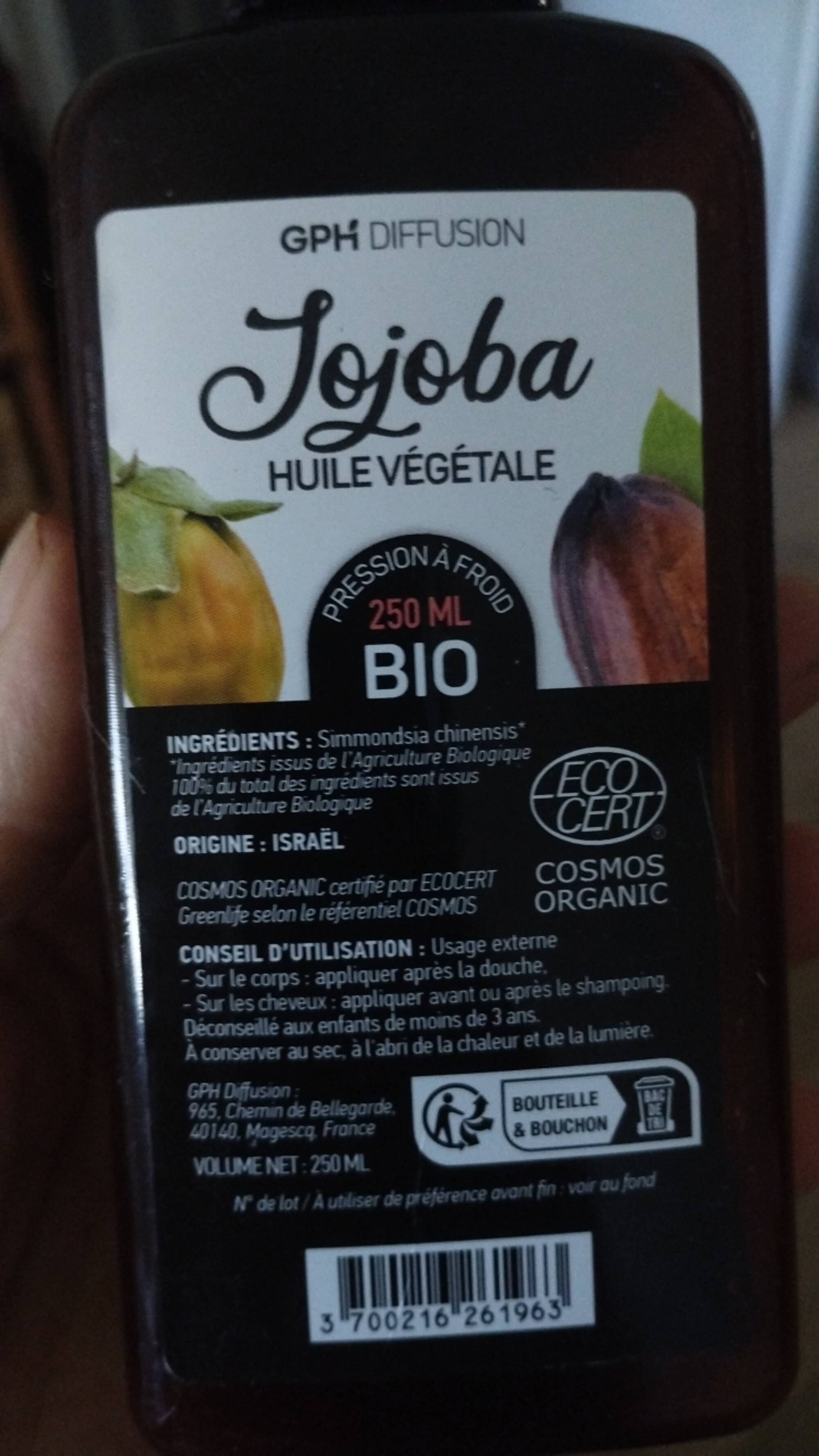 GPH DIFFUSION - Jojoba huile végétale