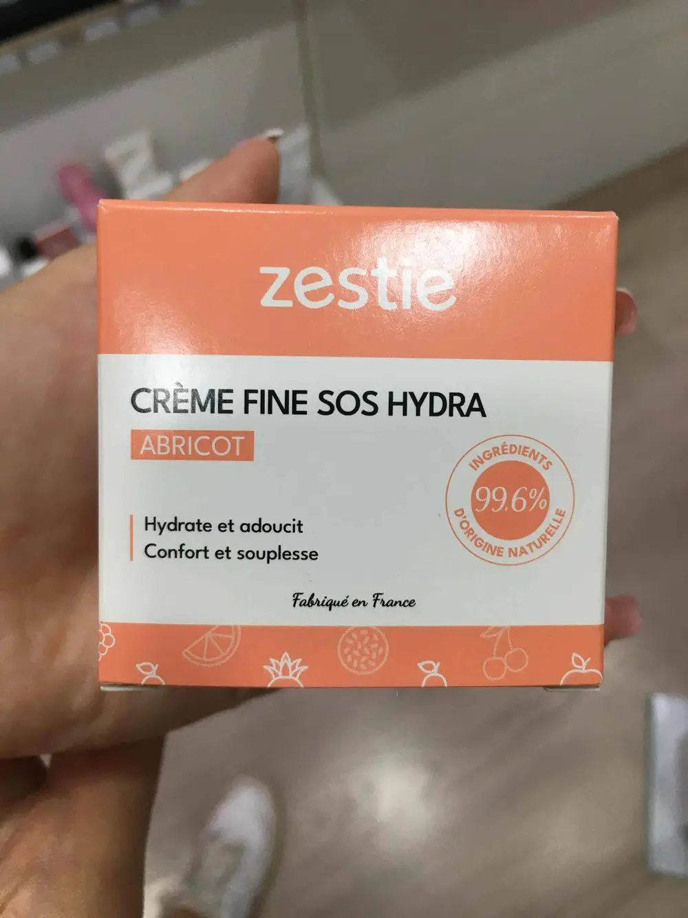 ZESTIE - Abricot - Creme fine SOS hydra