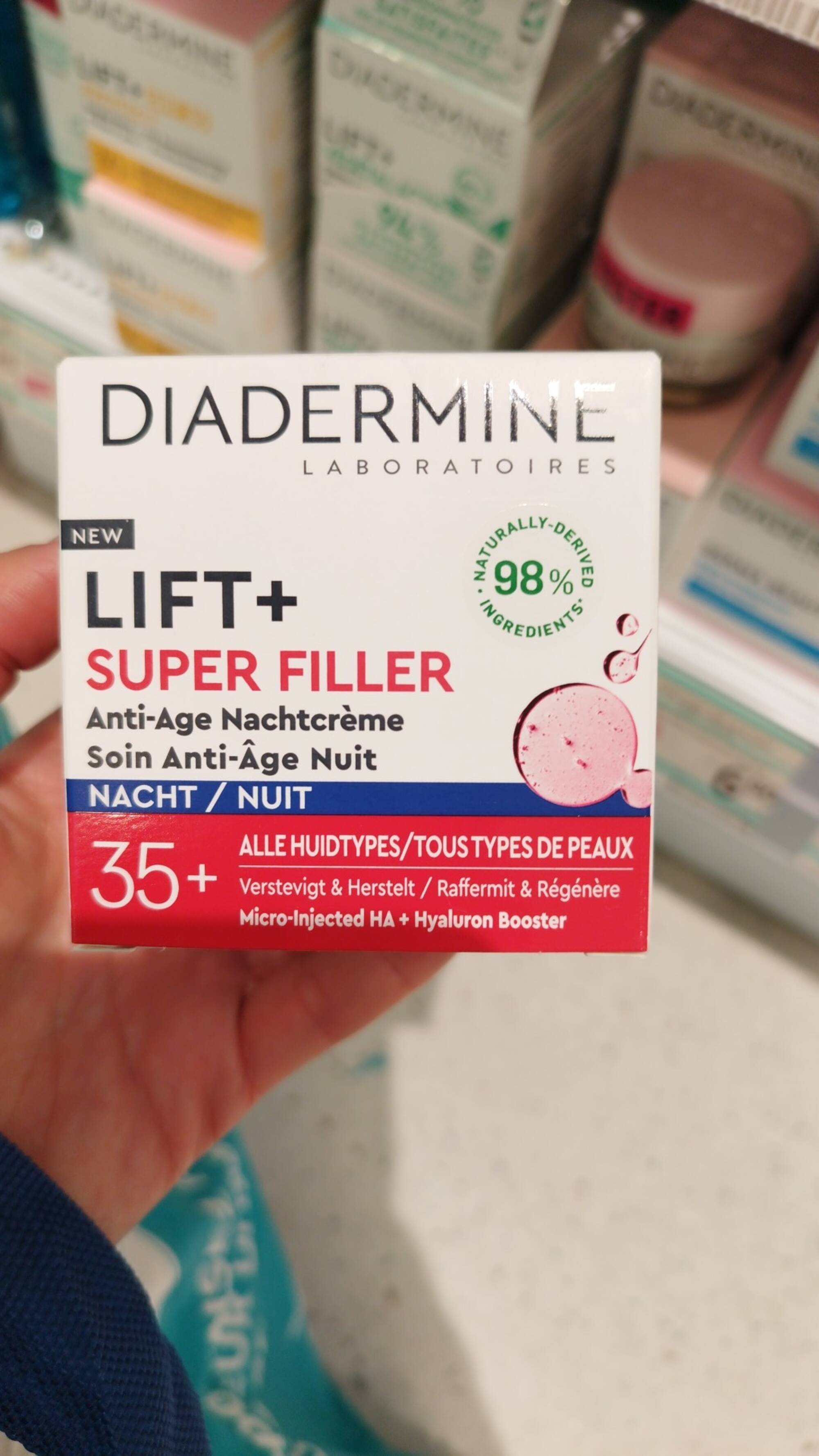 DIADERMINE - Lift+ super fillert - Soin anti-âge nuit