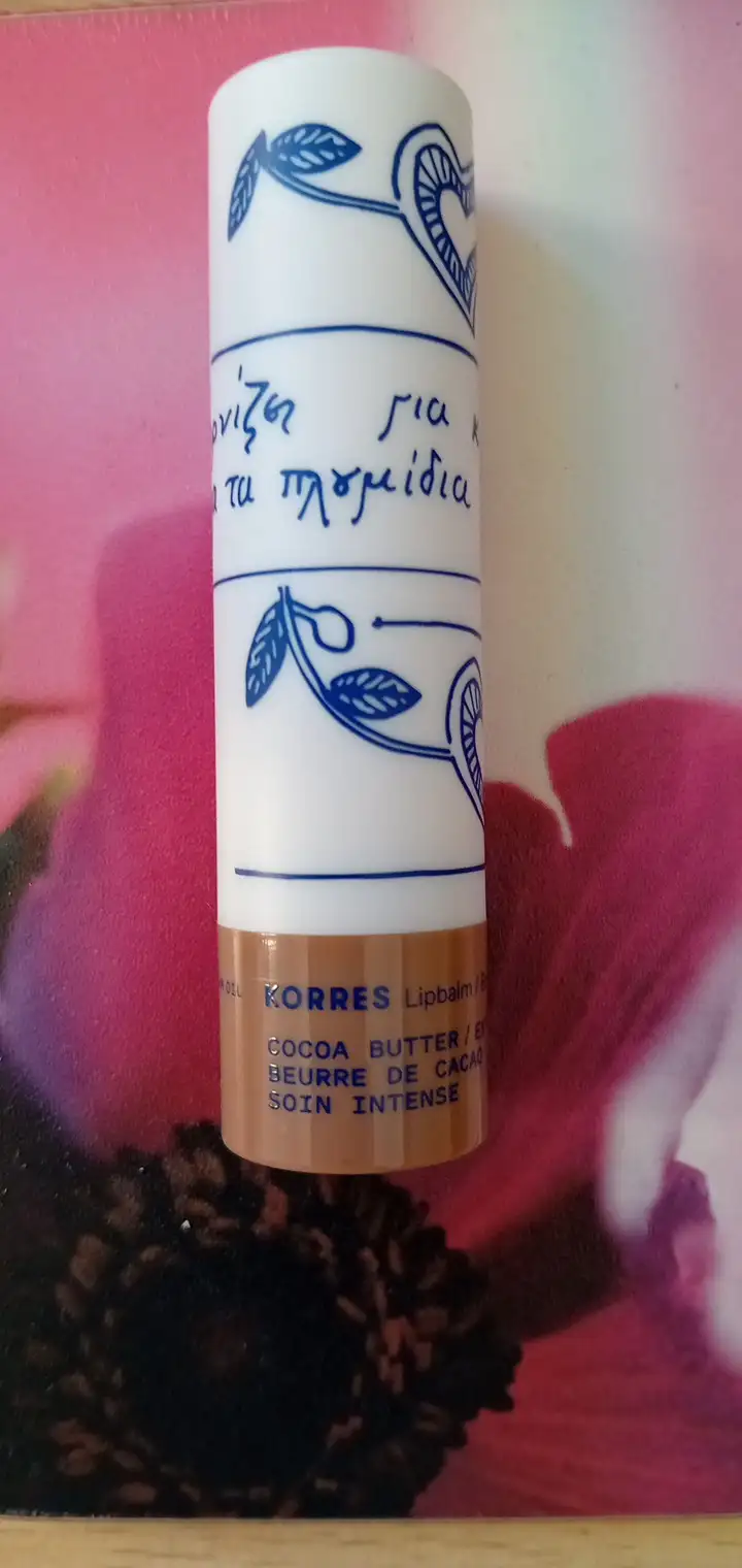 KORRES - Beurre de cacao - Baume à lèvres