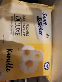 SANFT & SICHER - Deluxe - Feuchtes toilettenpapier kamille