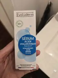 EVOLUDERM - Sérum acide hualuronique repulpant