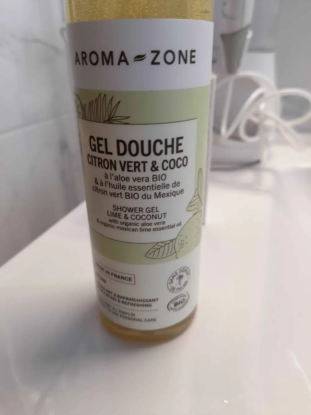 AROMA-ZONE - Gel douche citron vert & coco