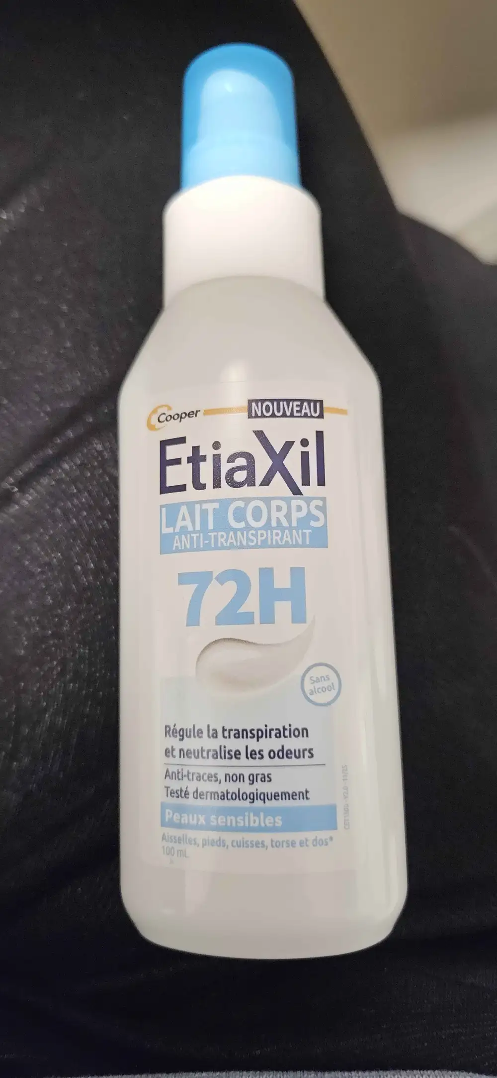 ETIAXIL - Lait corps anti-transpirant 72h