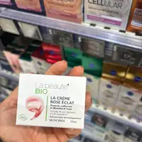 MONOPRIX - La beauté bio - La crème rose éclat