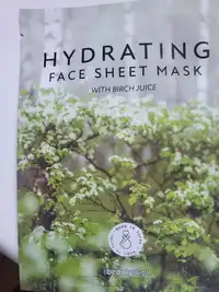 THE BEAUTY DEPT - Hydrating face sheet mask