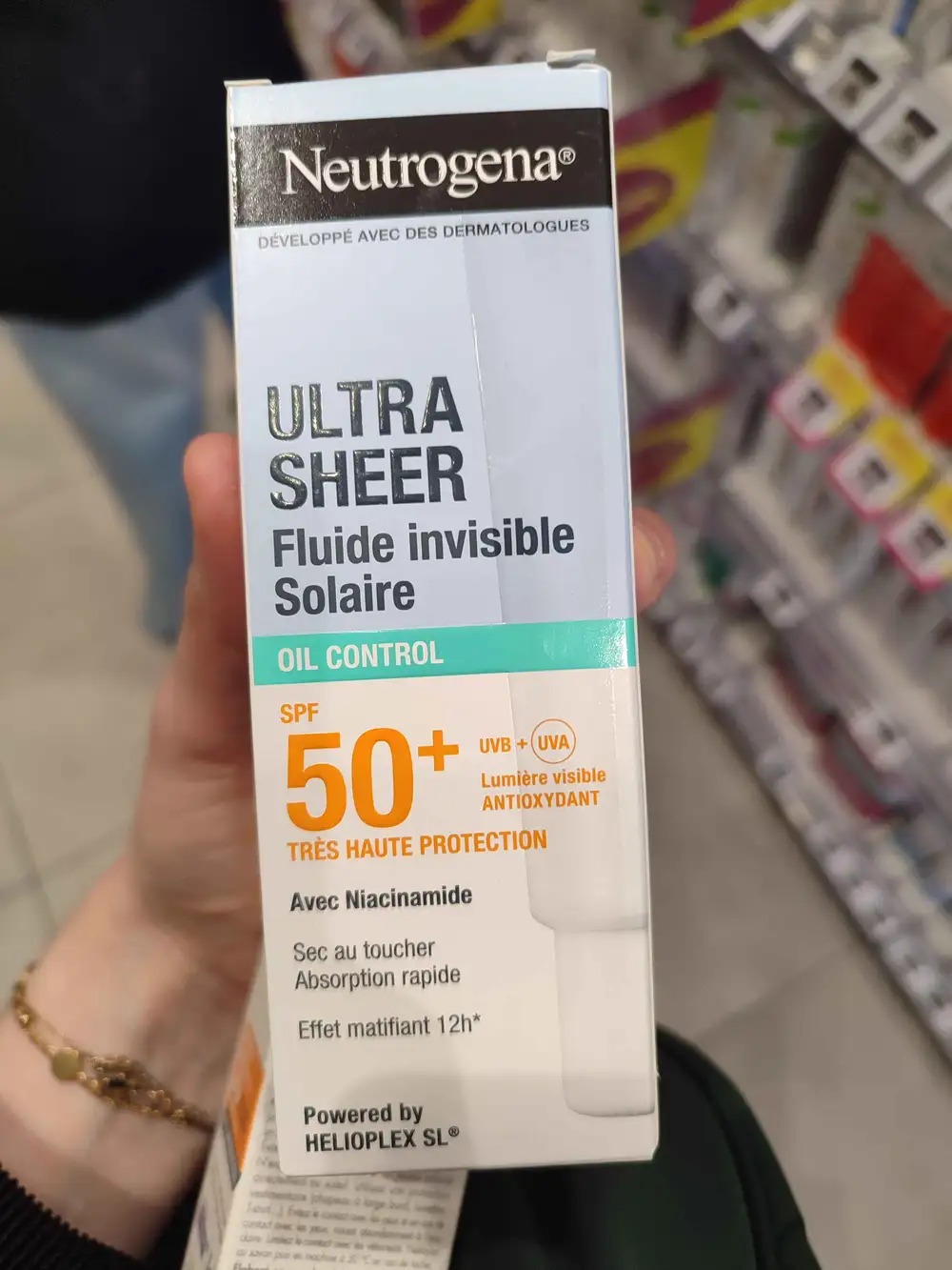 NEUTROGENA - Ultra sheer - Fluide invisible solaire SPF 50+