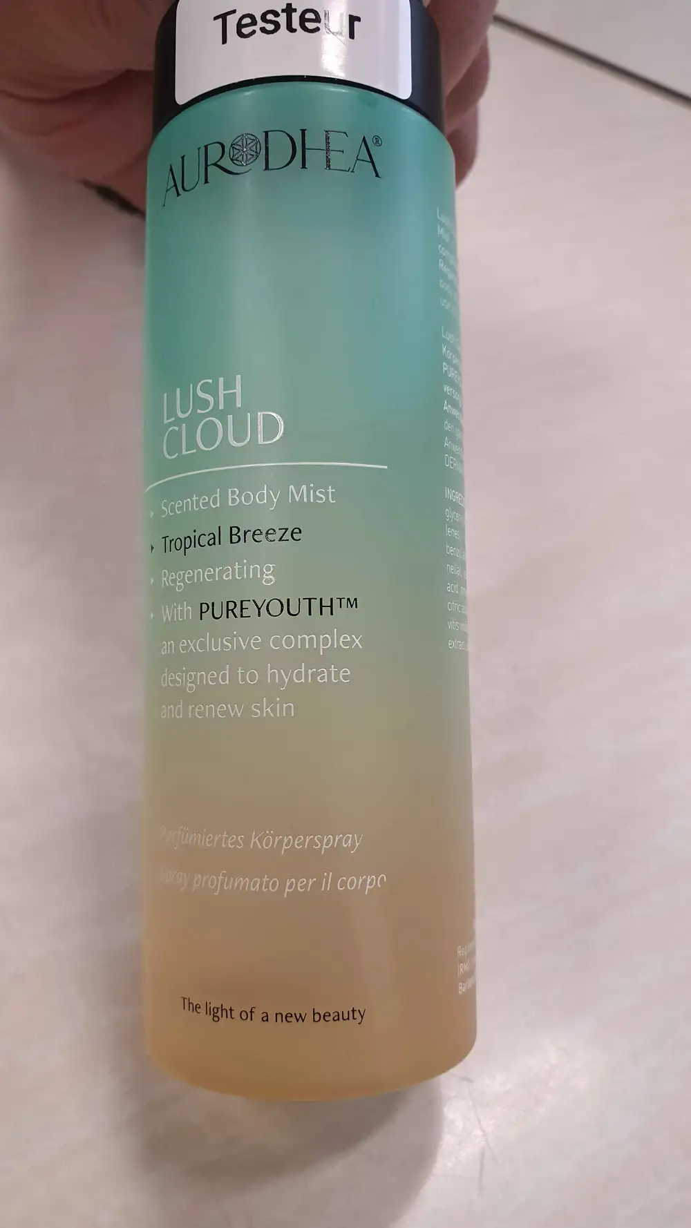 AURODHEA - Lush cloud - Spray profumato per il corpo