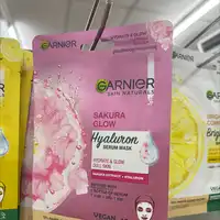 GARNIER - Sakura glow - Hyaluron serum mask