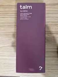 TALM - Crème hydratante visage