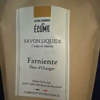 SAVONNERIE ÉCUME - Farniente - Savon liquide corps et mains 