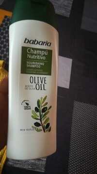 BABARIA - Champooing nourrissant olive oil
