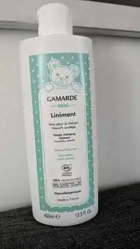 GAMARDE - Bébé liniment - Soin pour le change