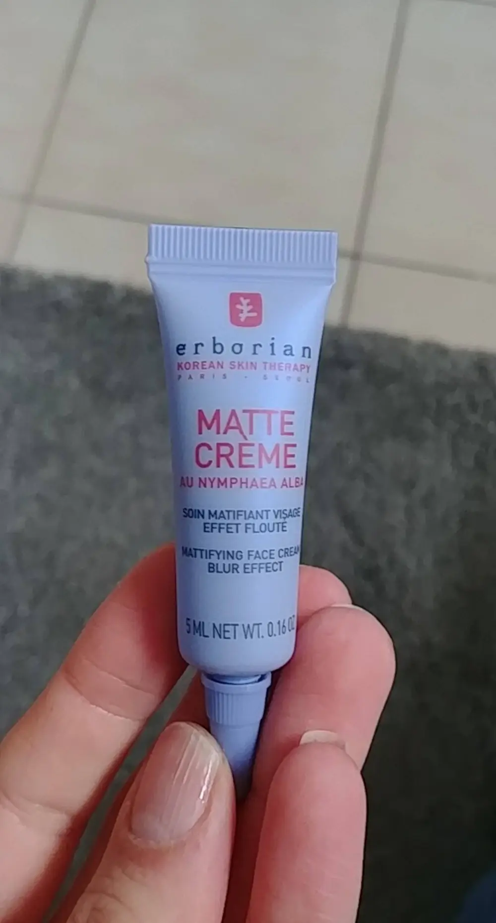 ERBORIAN - Matte crème au nymphaea alba - Soin matifiant visage