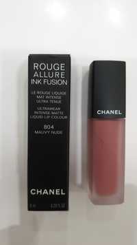 CHANEL - Rouge allure ink fusion - Le rouge liquide 804 mauvy nude