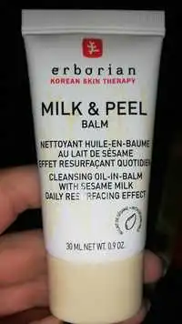 ERBORIAN - Milk & peel balm