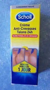 SCHOLL - Crème anti-crevasses talons 24h