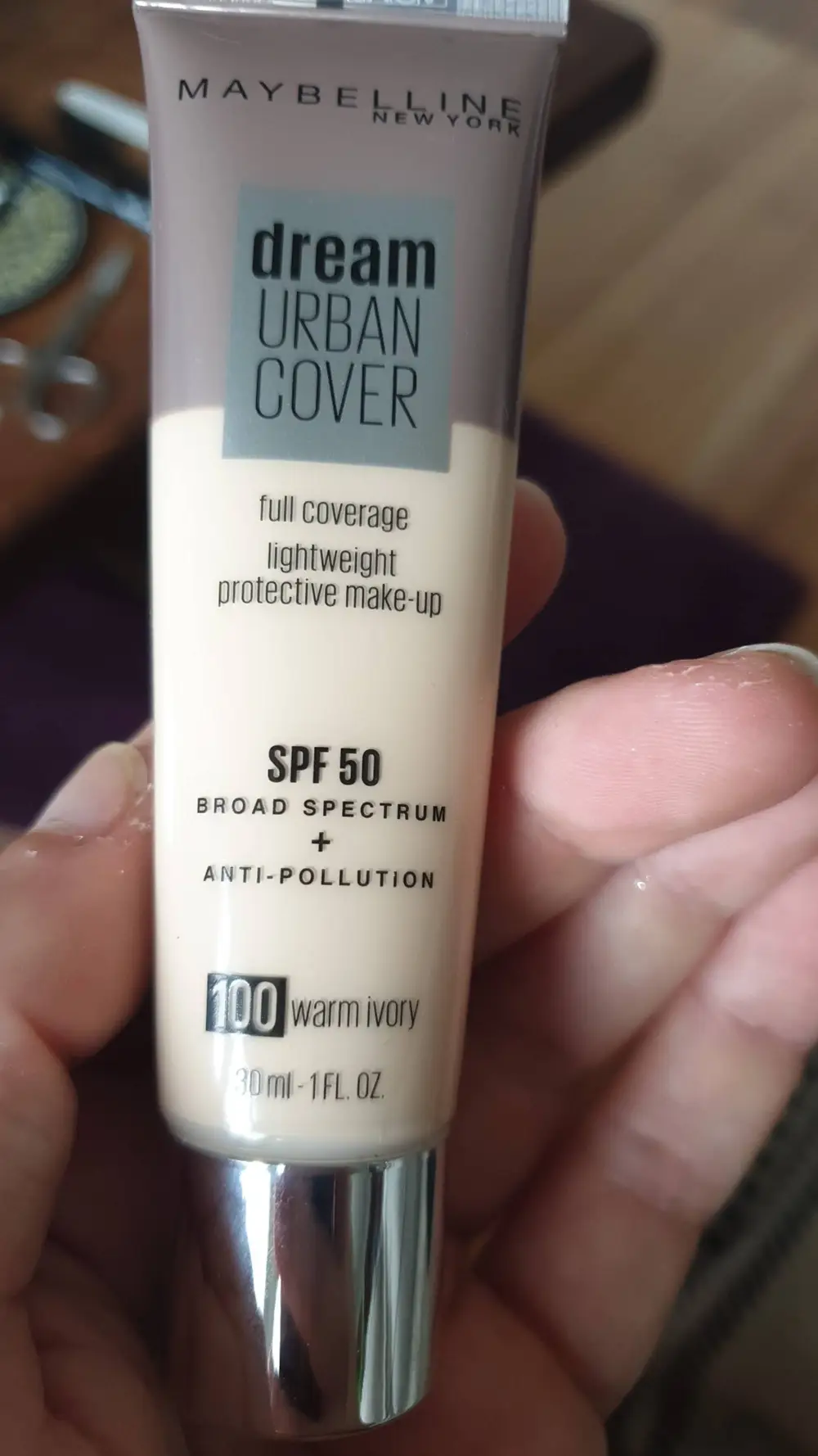 MAYBELLINE - Dream urban cover 100 warm ivory SPF 50