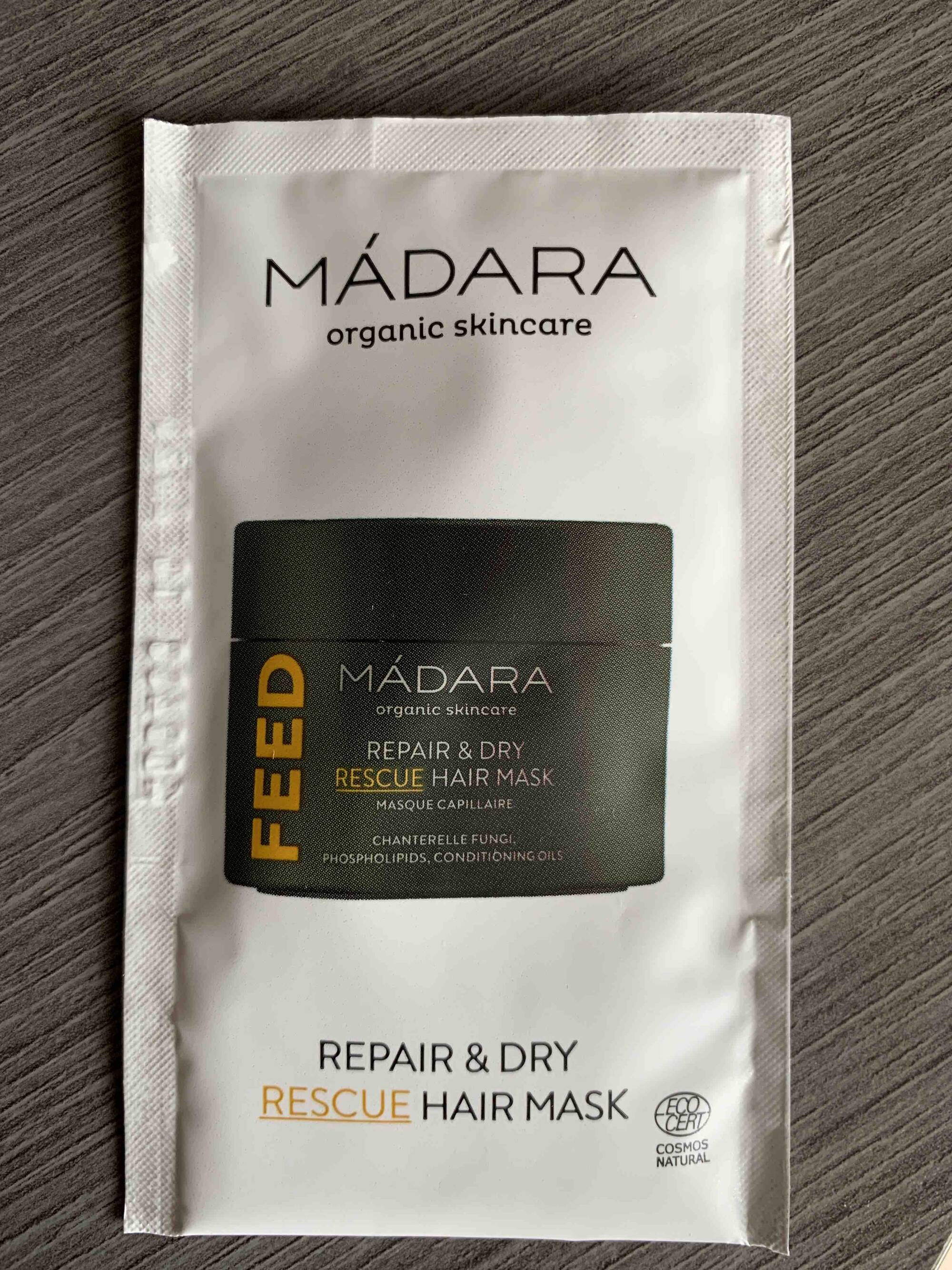 MÁDARA - Repair & dry rescue - Hair mask