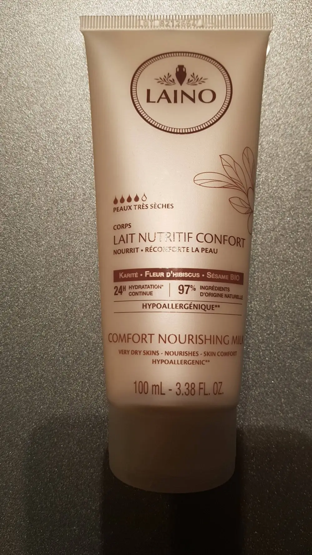 LAINO - Lait nutritif confort pour le corps