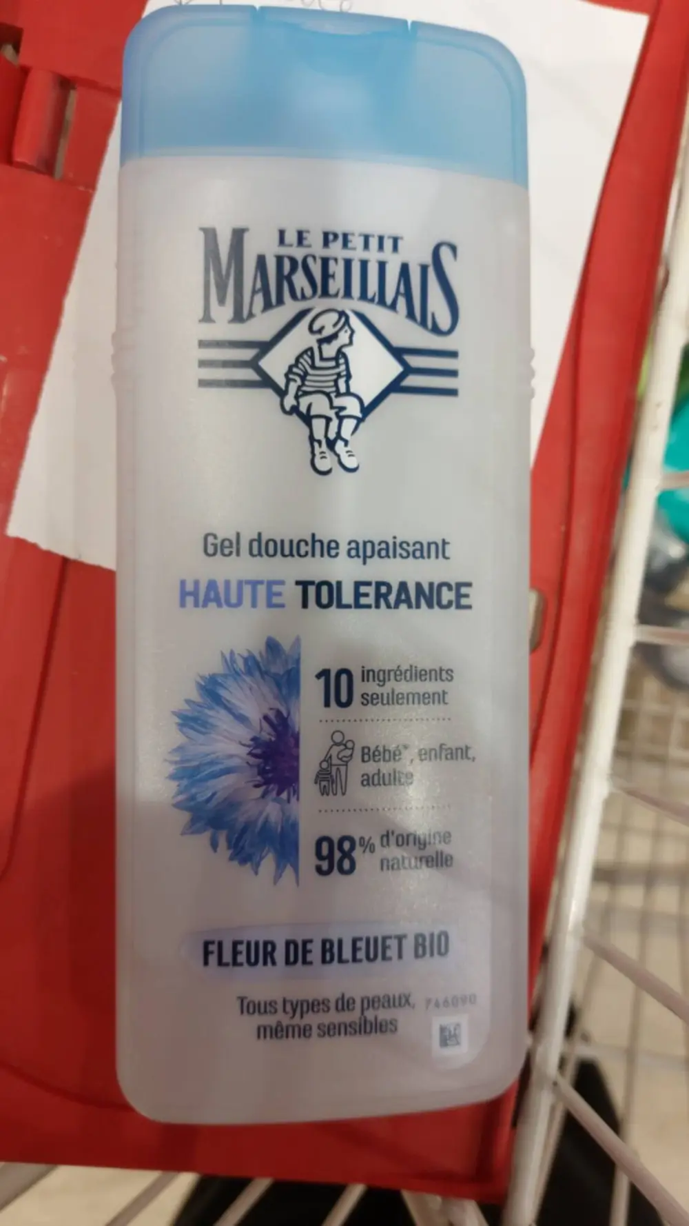 LE PETIT MARSEILLAIS - Fleur de bleuet bio - Gel douche apaisant haute tolerance