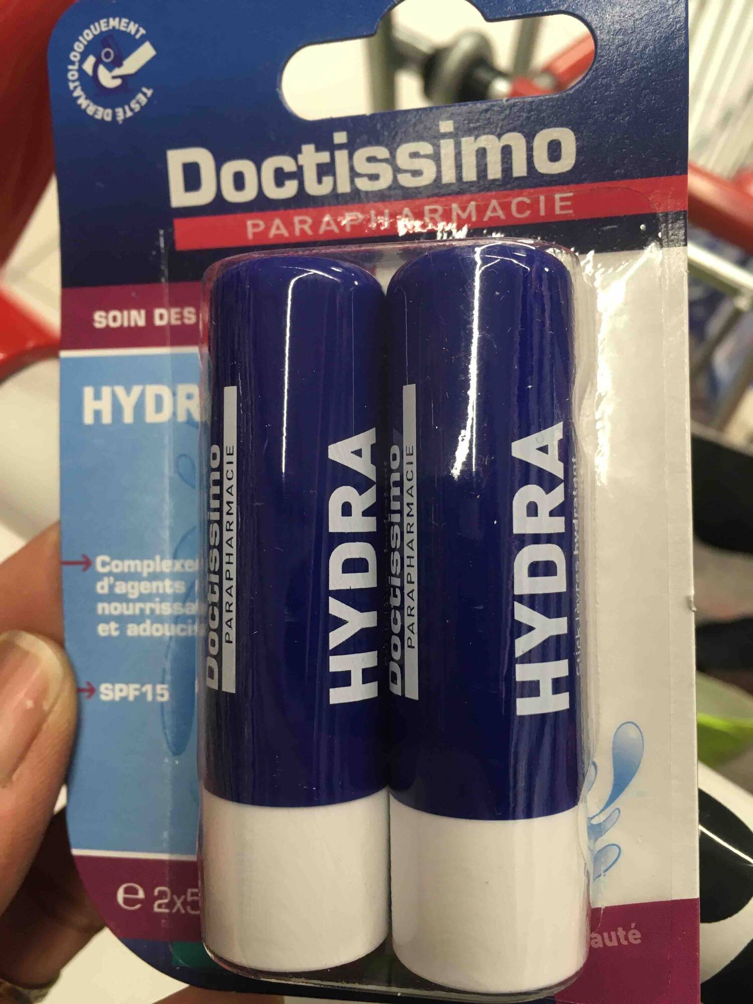 DOCTISSIMO - Hydra SPF 15 - Le soin des lèvres