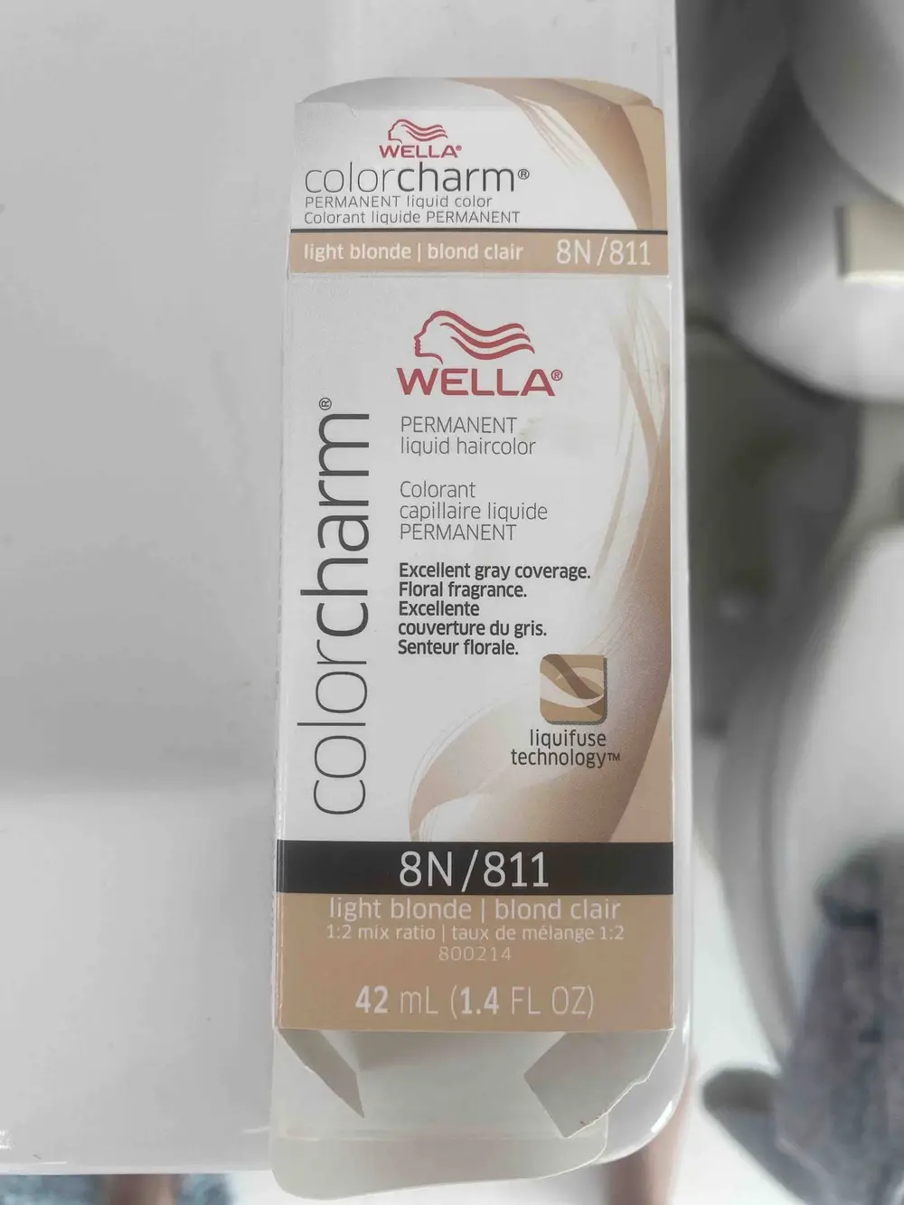 WELLA - Colorcharm - Colorant capillaire liquide permanent 811 blond clair