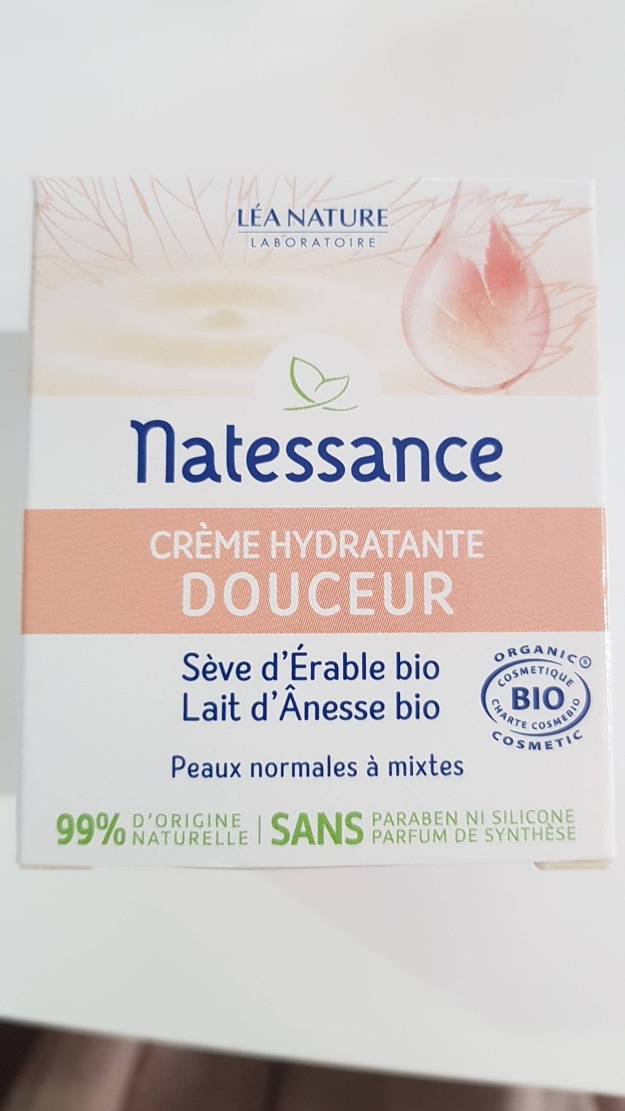 NATESSANCE - Crème hydratante douceur bio